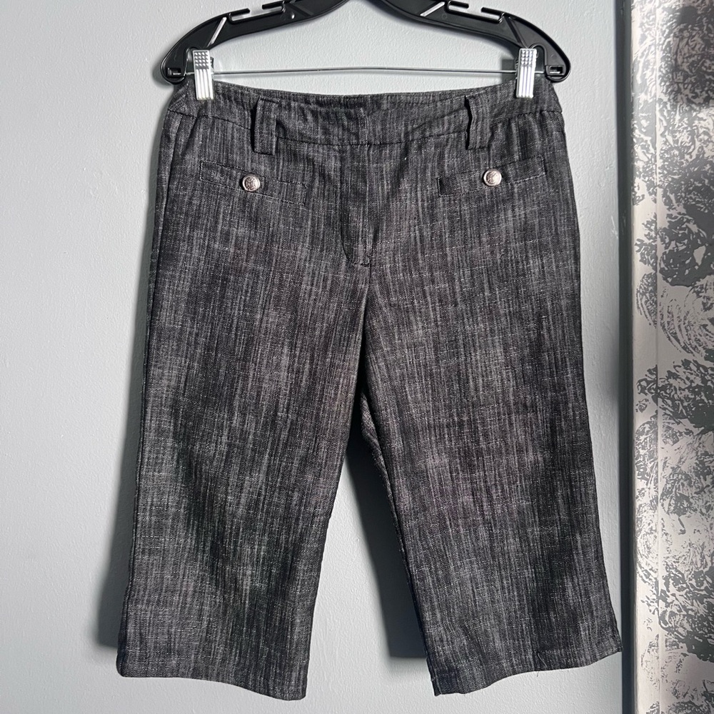 Sandro sports wear capris dark denim